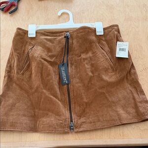 Blank NYC Leather Mini Skirt